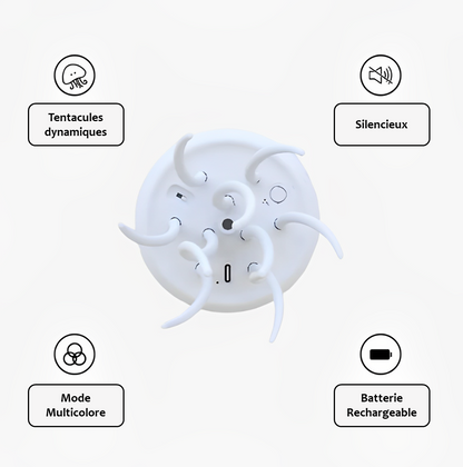 AURORA : Lampe Veilleuse Dynamique Méduse