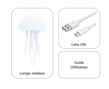 AURORA : Lampe Veilleuse Dynamique Méduse